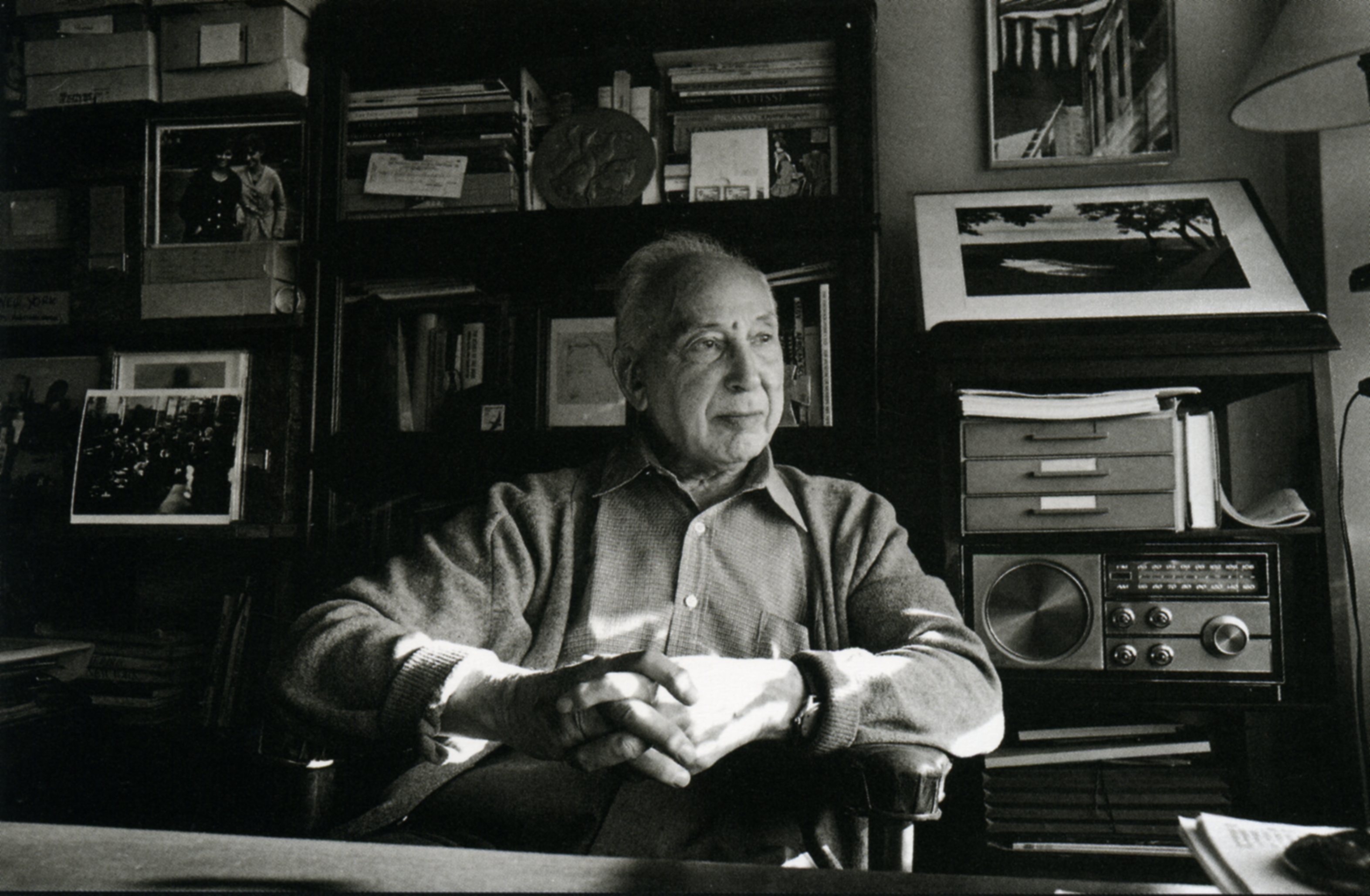 André Kertèsz, chez lui à New York, 1980
