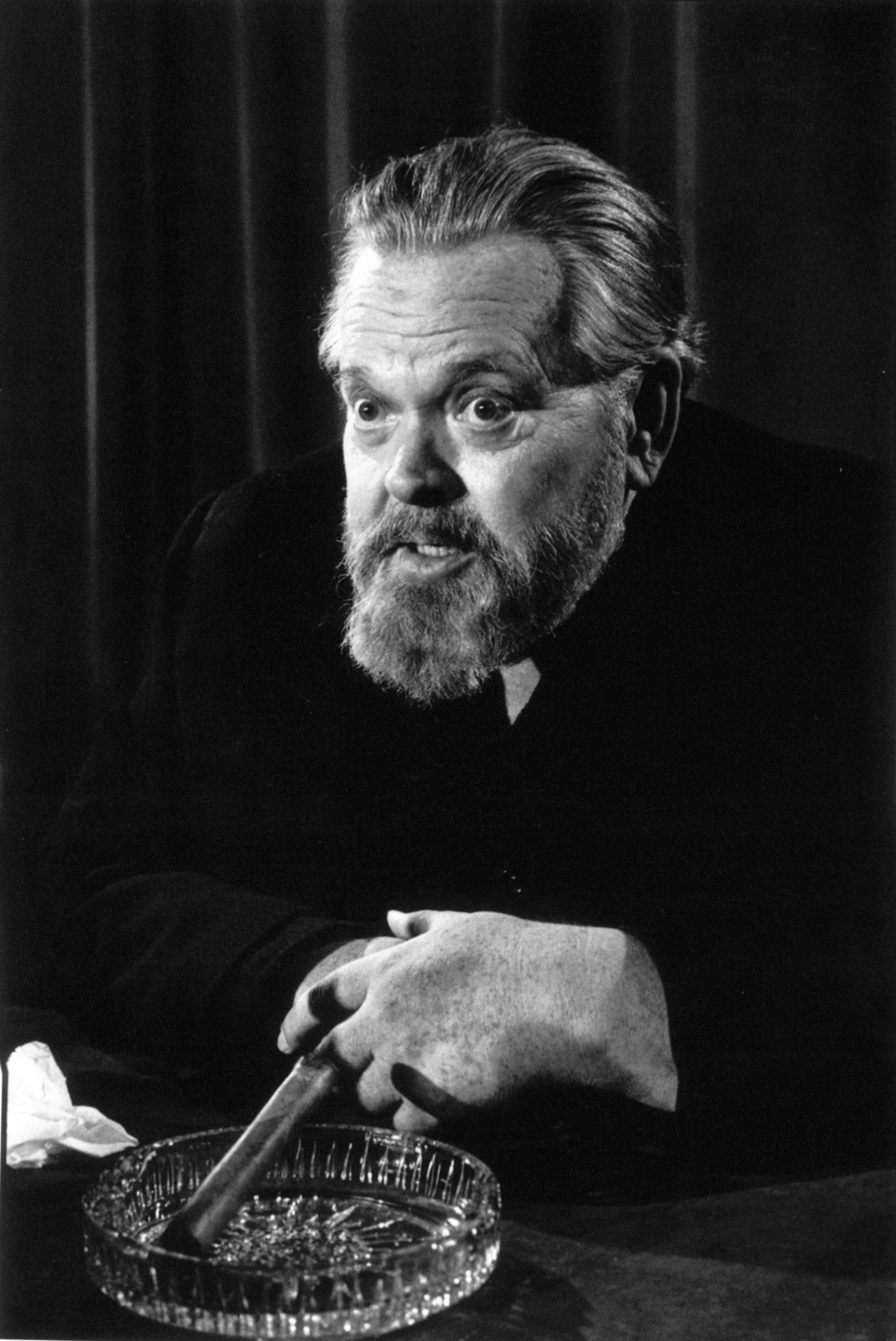 Orson Welles, Paris, 1982