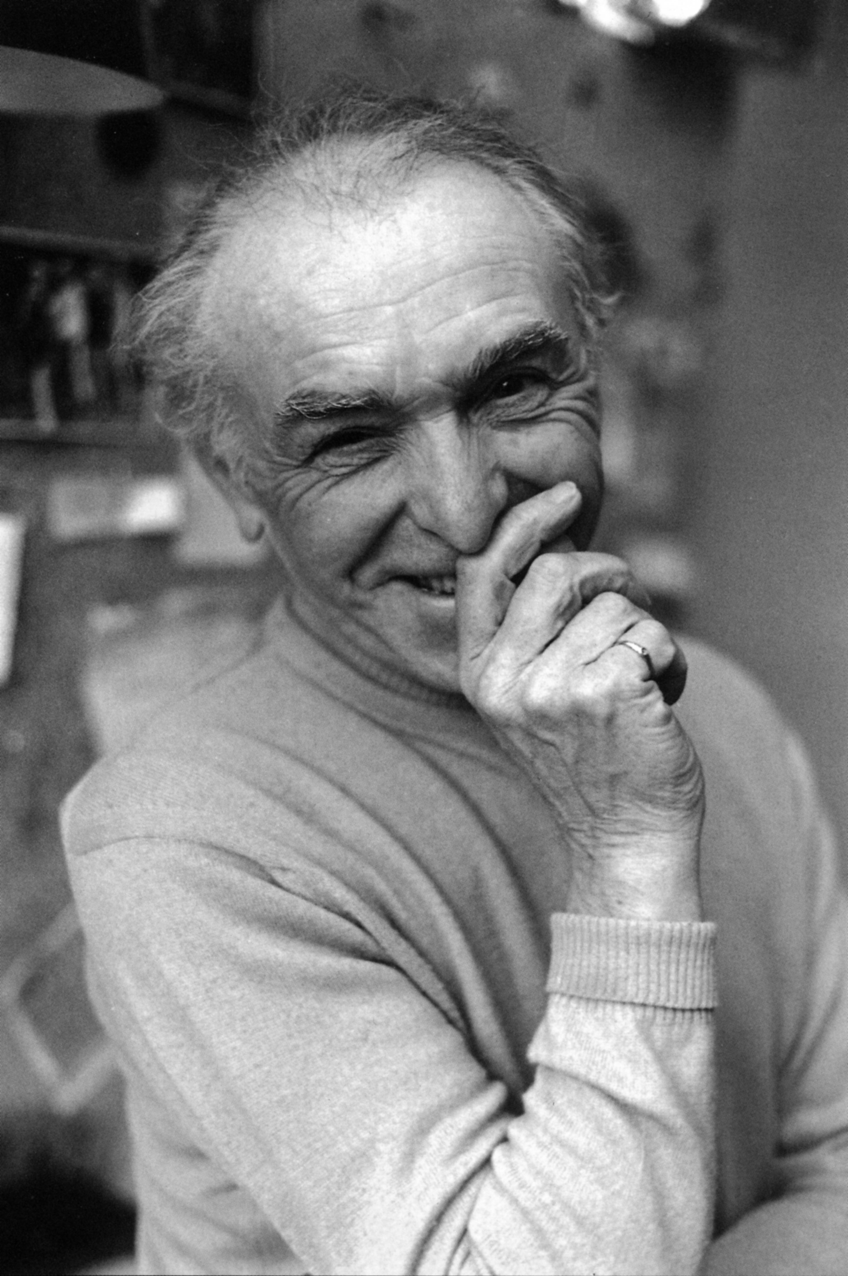 Robert Doisneau, chez lui, 1987