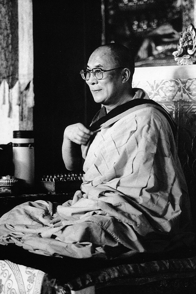 Le Dalai lama, Bodh Gaya, 1985